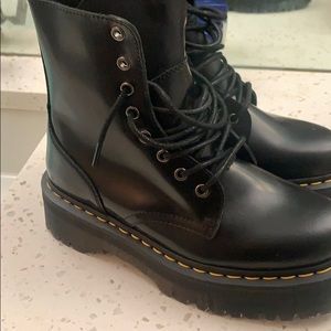 Only worn once DR Marten platform boots. Size 8W